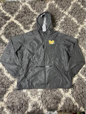 Washington Huskies Windbreaker Jacket Men’s XL Black Holloway 1/4 Zip Pullover